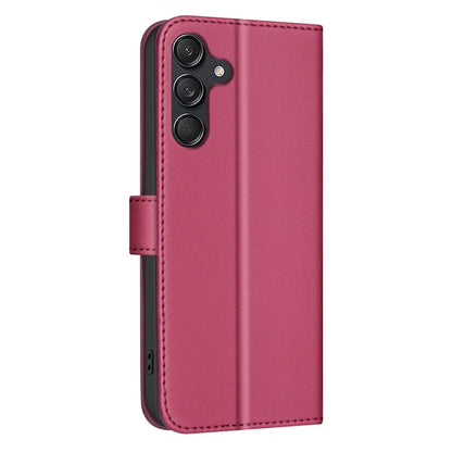 BINFEN COLOR BF34 for Samsung Galaxy A55 5G Leather Case Square Grid Pattern Cover