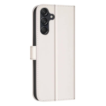 BINFEN COLOR BF34 for Samsung Galaxy A55 5G Leather Case Square Grid Pattern Cover