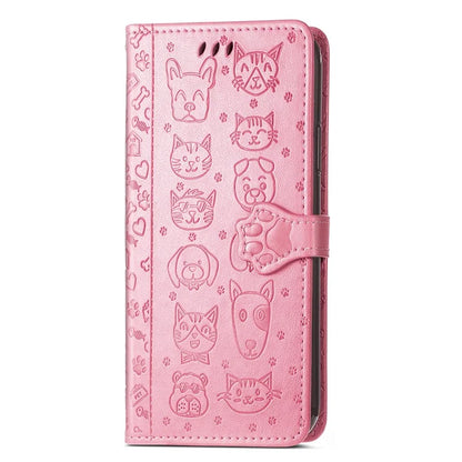 For Honor 200 Lite Case Cute Cat Dog Pattern PU Leather Phone Cover