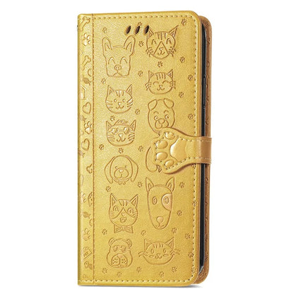 For Honor 200 Lite Case Cute Cat Dog Pattern PU Leather Phone Cover