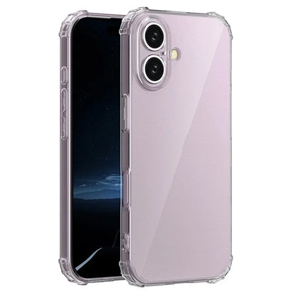 For iPhone 16 Shockproof Case Transparent Phone Cover Case