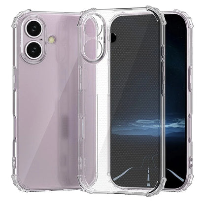 For iPhone 16 Shockproof Case Transparent Phone Cover Case