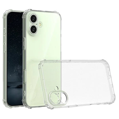 For iPhone 16 Plus Case Anti-Scratch Transparent Mobile Phone Cover
