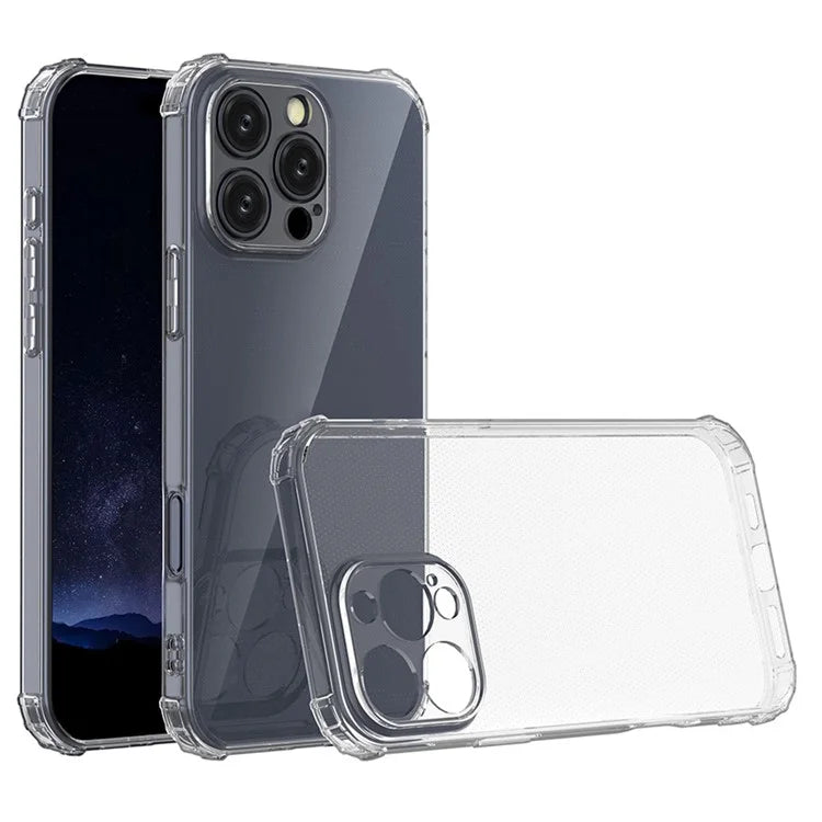 For iPhone 16 Pro Max Case Wear-Resistant Anti-Scratch Transparent Mobile Phone Cover