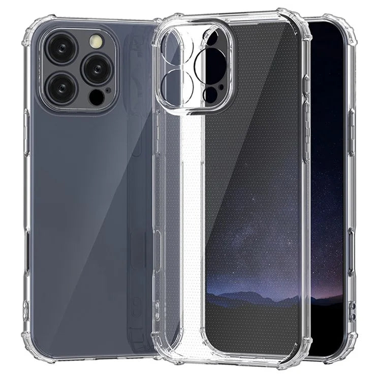 For iPhone 16 Pro Max Case Wear-Resistant Anti-Scratch Transparent Mobile Phone Cover