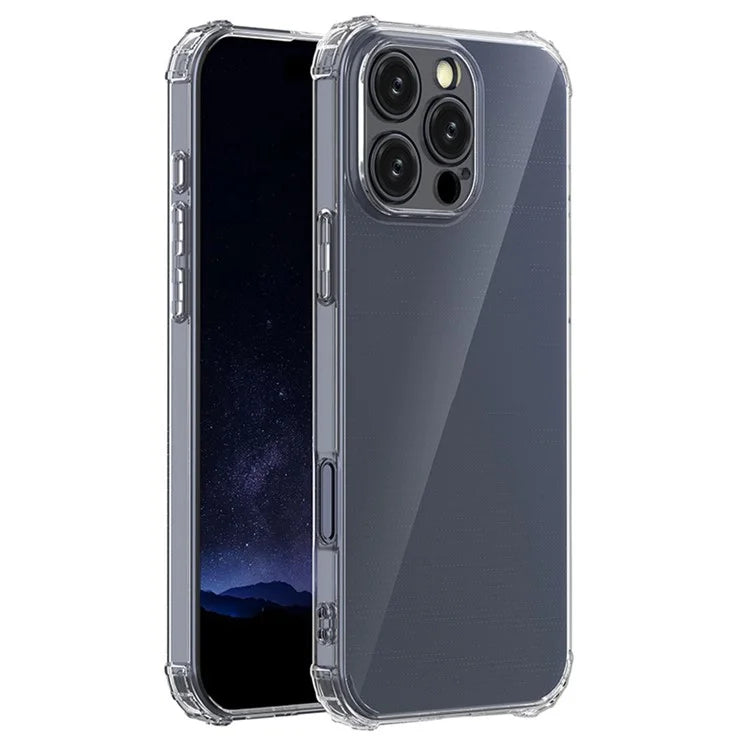 For iPhone 16 Pro Max Case Wear-Resistant Anti-Scratch Transparent Mobile Phone Cover