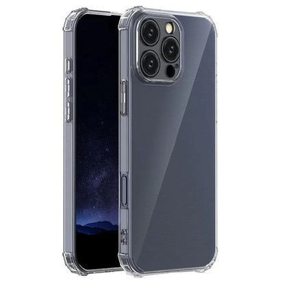 For iPhone 16 Pro Max Case Wear-Resistant Anti-Scratch Transparent Mobile Phone Cover