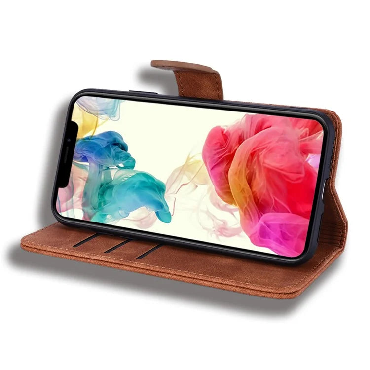 For iPhone 16 Case Flower Imprinted PU Leather Wallet Phone Cover