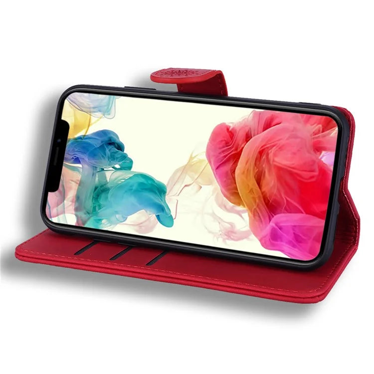 For iPhone 16 Case Flower Imprinted PU Leather Wallet Phone Cover