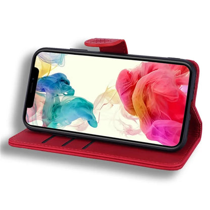 For iPhone 16 Case Flower Imprinted PU Leather Wallet Phone Cover