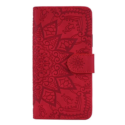 For iPhone 16 Case Flower Imprinted PU Leather Wallet Phone Cover