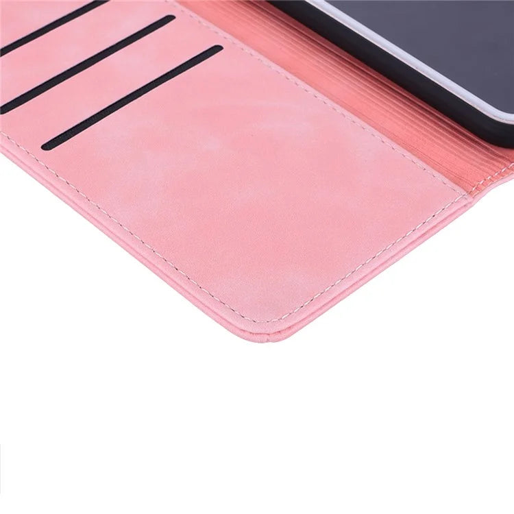 For iPhone 16 Case Flower Imprinted PU Leather Wallet Phone Cover