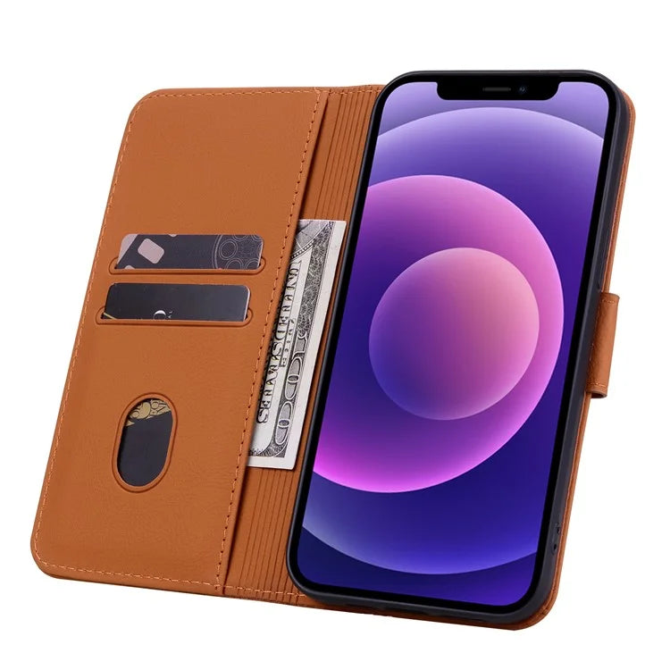 For iPhone 16 Case Rhombus Pattern Leather Phone Cover Wallet Stand Flip