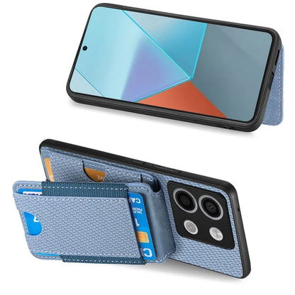 C1-12 For Xiaomi Poco X6 5G / Redmi Note 13 Pro 5G Case Card Holder Anti Drop Leather Back Cover