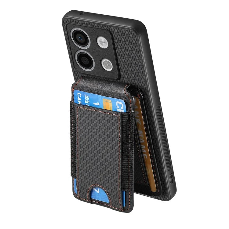 C1-12 For Xiaomi Poco X6 5G / Redmi Note 13 Pro 5G Case Card Holder Anti Drop Leather Back Cover