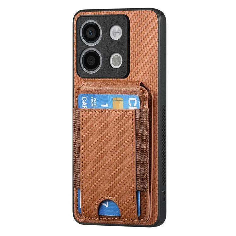 C1-12 For Xiaomi Poco X6 5G / Redmi Note 13 Pro 5G Case Card Holder Anti Drop Leather Back Cover