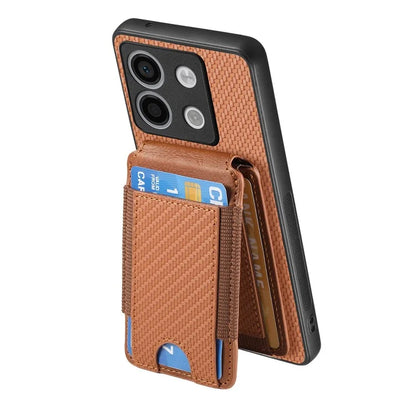 C1-12 For Xiaomi Poco X6 5G / Redmi Note 13 Pro 5G Case Card Holder Anti Drop Leather Back Cover