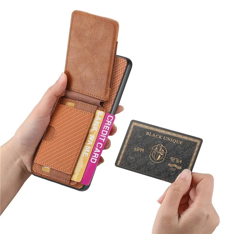 C1-12 For Xiaomi Poco X6 5G / Redmi Note 13 Pro 5G Case Card Holder Anti Drop Leather Back Cover