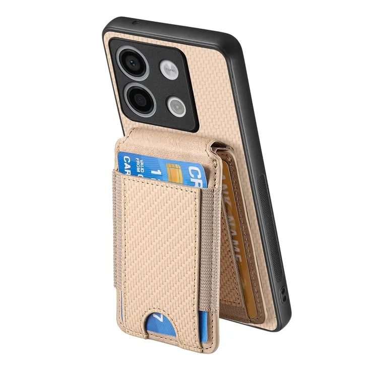 C1-12 For Xiaomi Poco X6 5G / Redmi Note 13 Pro 5G Case Card Holder Anti Drop Leather Back Cover