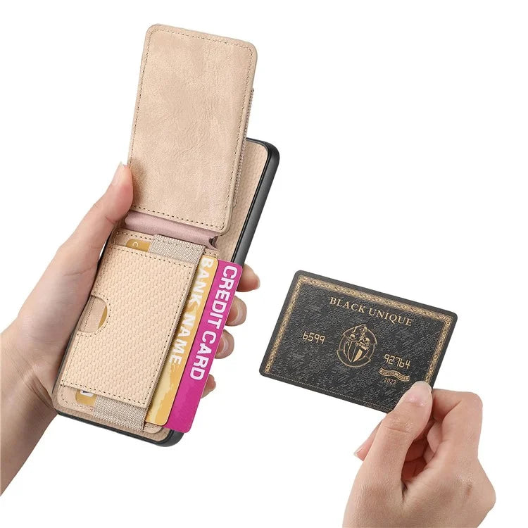 C1-12 For Xiaomi Poco X6 5G / Redmi Note 13 Pro 5G Case Card Holder Anti Drop Leather Back Cover