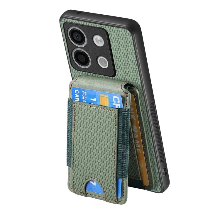 C1-12 For Xiaomi Poco X6 5G / Redmi Note 13 Pro 5G Case Card Holder Anti Drop Leather Back Cover