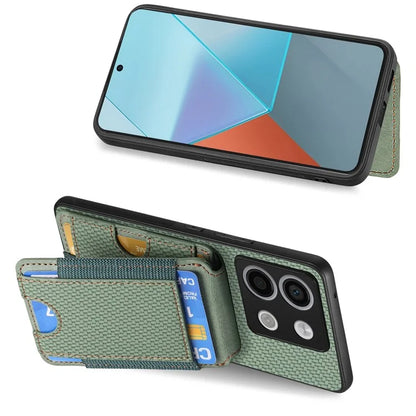 C1-12 For Xiaomi Poco X6 5G / Redmi Note 13 Pro 5G Case Card Holder Anti Drop Leather Back Cover