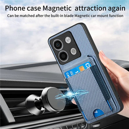 C1-12 For Xiaomi Poco X6 5G / Redmi Note 13 Pro 5G Case Card Holder Anti Drop Leather Back Cover