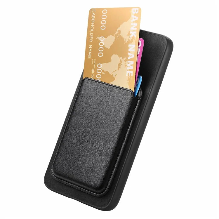 B2 For Samsung Galaxy A25 5G (Global) (161.0 X 76.5 X 8.3mm) Magnetic Phone Case with Card Bag