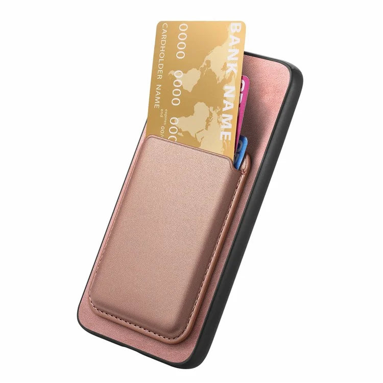 B2 For Samsung Galaxy A25 5G (Global) (161.0 X 76.5 X 8.3mm) Magnetic Phone Case with Card Bag