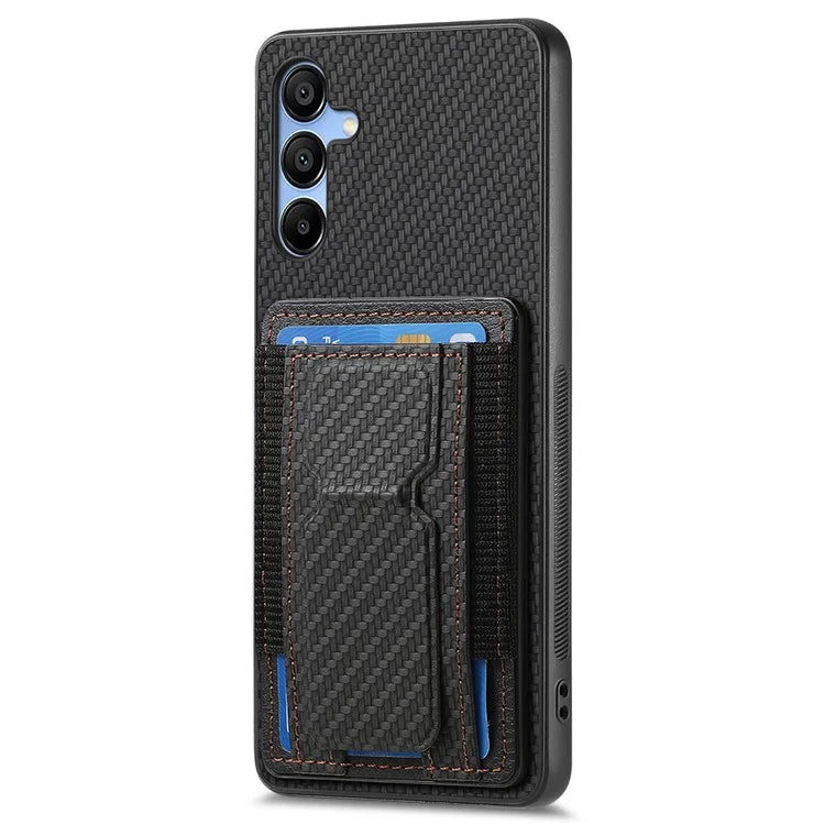 C1-13 For Samsung Galaxy A25 5G (Global) (161.0 X 76.5 X 8.3mm) Case Card Holder Kickstand Phone Cover