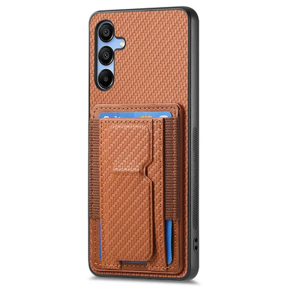 C1-13 For Samsung Galaxy A25 5G (Global) (161.0 X 76.5 X 8.3mm) Case Card Holder Kickstand Phone Cover