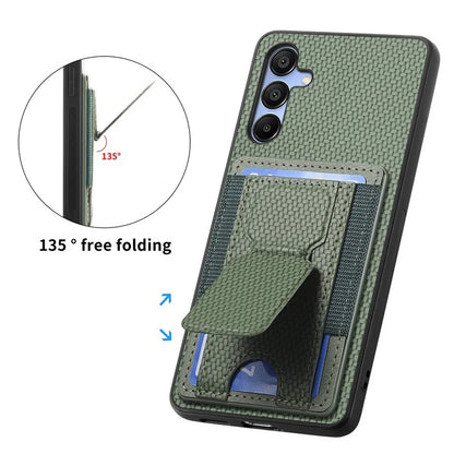 C1-13 For Samsung Galaxy A25 5G (Global) (161.0 X 76.5 X 8.3mm) Case Card Holder Kickstand Phone Cover