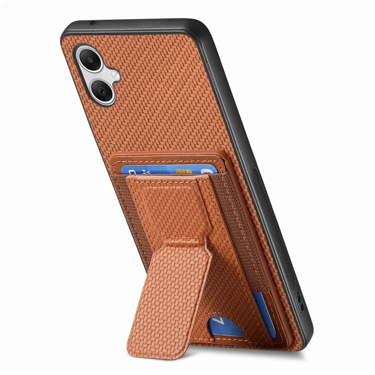 C1-13 For Samsung Galaxy A05 4G Case Card Holder Leather Back Phone Cover with Kickstand