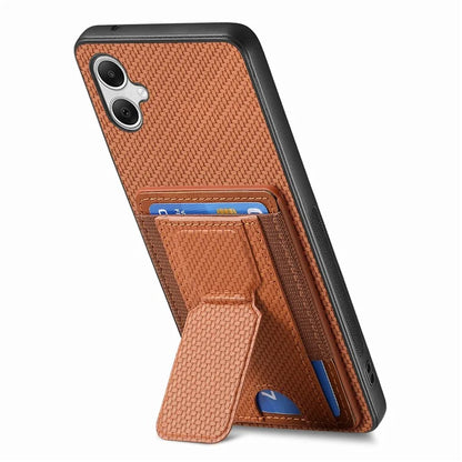 C1-13 For Samsung Galaxy A05 4G Case Card Holder Leather Back Phone Cover with Kickstand