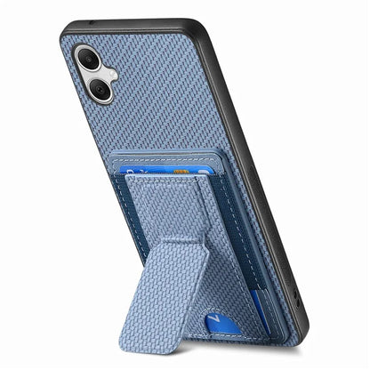 C1-13 For Samsung Galaxy A05 4G Case Card Holder Leather Back Phone Cover with Kickstand