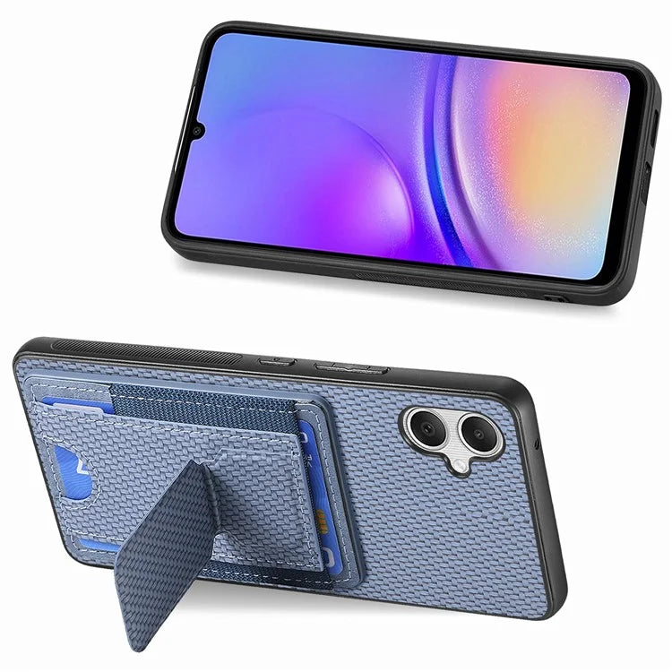 C1-13 For Samsung Galaxy A05 4G Case Card Holder Leather Back Phone Cover with Kickstand