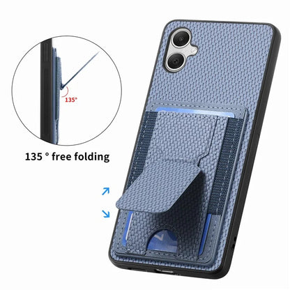 C1-13 For Samsung Galaxy A05 4G Case Card Holder Leather Back Phone Cover with Kickstand