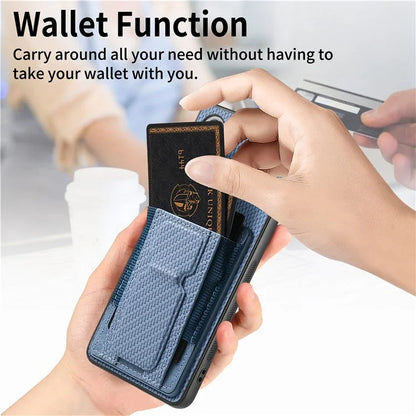 C1-13 For Samsung Galaxy A05 4G Case Card Holder Leather Back Phone Cover with Kickstand