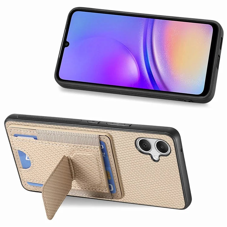 C1-13 For Samsung Galaxy A05 4G Case Card Holder Leather Back Phone Cover with Kickstand