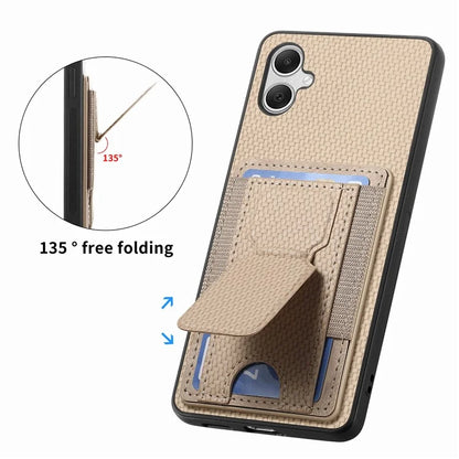 C1-13 For Samsung Galaxy A05 4G Case Card Holder Leather Back Phone Cover with Kickstand