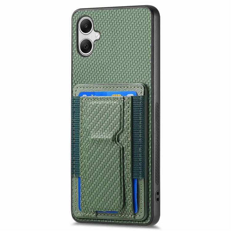 C1-13 For Samsung Galaxy A05 4G Case Card Holder Leather Back Phone Cover with Kickstand