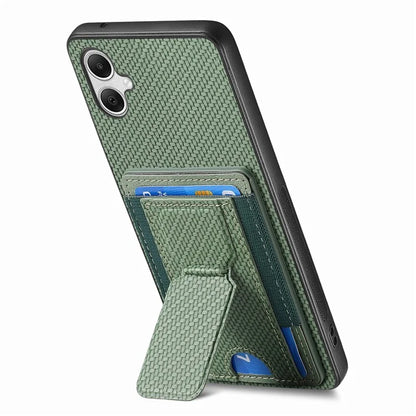 C1-13 For Samsung Galaxy A05 4G Case Card Holder Leather Back Phone Cover with Kickstand