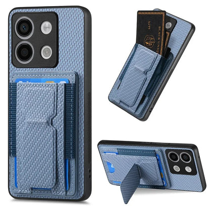 C1-13 For Xiaomi Poco X6 5G / Redmi Note 13 Pro 5G Case Kickstand Card Holder Leather Back Cover