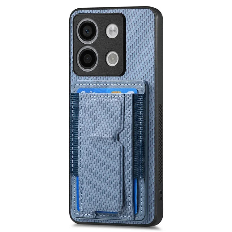 C1-13 For Xiaomi Poco X6 5G / Redmi Note 13 Pro 5G Case Kickstand Card Holder Leather Back Cover