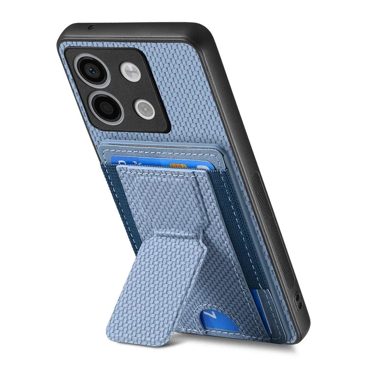 C1-13 For Xiaomi Poco X6 5G / Redmi Note 13 Pro 5G Case Kickstand Card Holder Leather Back Cover