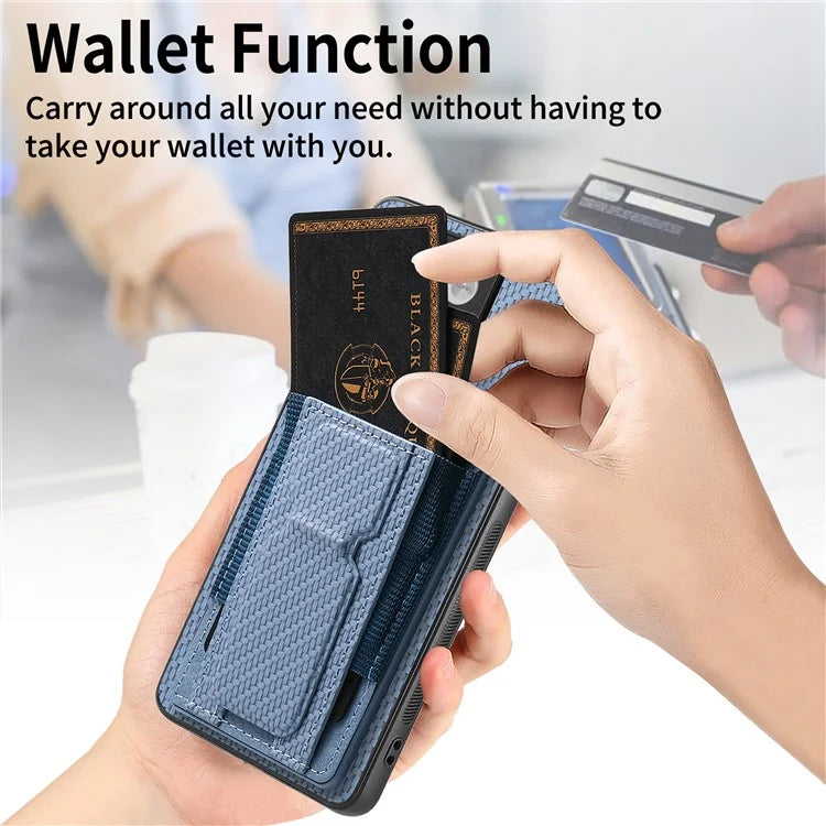 C1-13 For Xiaomi Poco X6 5G / Redmi Note 13 Pro 5G Case Kickstand Card Holder Leather Back Cover