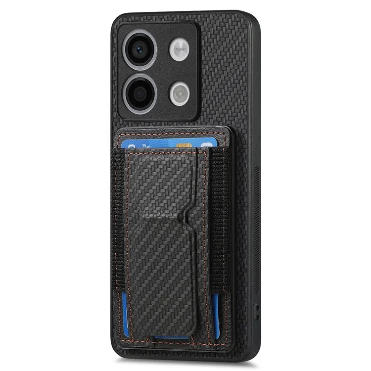 C1-13 For Xiaomi Poco X6 5G / Redmi Note 13 Pro 5G Case Kickstand Card Holder Leather Back Cover