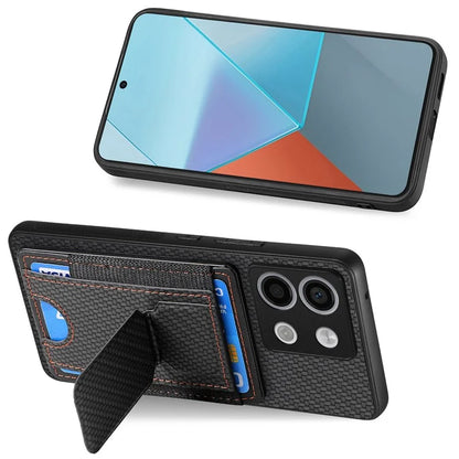 C1-13 For Xiaomi Poco X6 5G / Redmi Note 13 Pro 5G Case Kickstand Card Holder Leather Back Cover