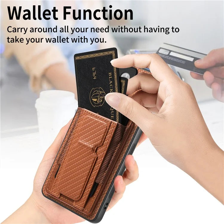 C1-13 For Xiaomi Poco X6 5G / Redmi Note 13 Pro 5G Case Kickstand Card Holder Leather Back Cover