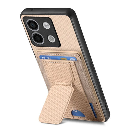 C1-13 For Xiaomi Poco X6 5G / Redmi Note 13 Pro 5G Case Kickstand Card Holder Leather Back Cover